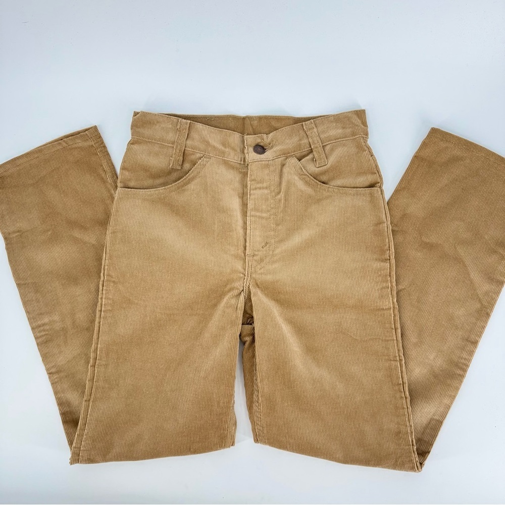 Vintage 1970s Levi Dead-stock Corduroy High Rise Straight Leg